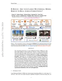 R-Bench: Are your Large Multimodal Model Robust to Real-world
  Corruptions?