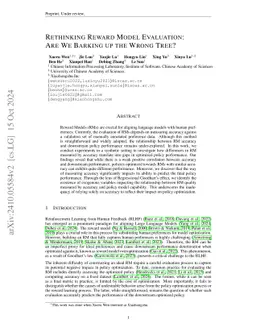 Rethinking Reward Model Evaluation: Are We Barking up the Wrong Tree?