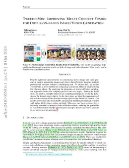 TweedieMix: Improving Multi-Concept Fusion for Diffusion-based Image/Video Generation