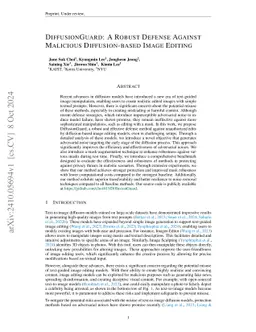 DiffusionGuard: A Robust Defense Against Malicious Diffusion-based Image Editing