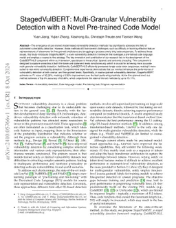 StagedVulBERT: Multi-Granular Vulnerability Detection with a Novel
  Pre-trained Code Model