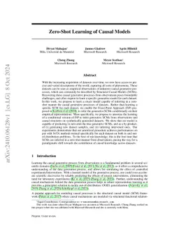 Amortized Inference of Causal Models via Conditional Fixed-Point Iterations