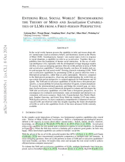 EgoSocialArena: Benchmarking the Social Intelligence of Large Language Models from a First-person Perspective