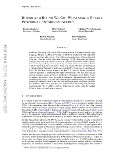 Round and Round We Go! What makes Rotary Positional Encodings useful?