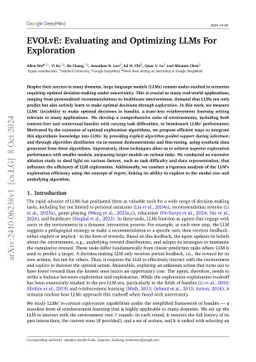 EVOLvE: Evaluating and Optimizing LLMs For In-Context Exploration