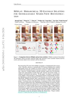 HiSplat: Hierarchical 3D Gaussian Splatting for Generalizable
  Sparse-View Reconstruction