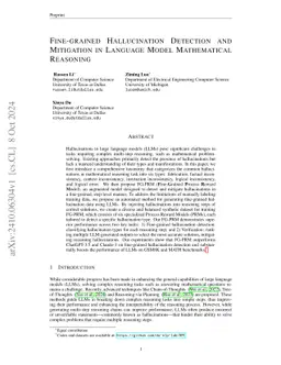 FG-PRM: Fine-grained Hallucination Detection and Mitigation in Language Model Mathematical Reasoning