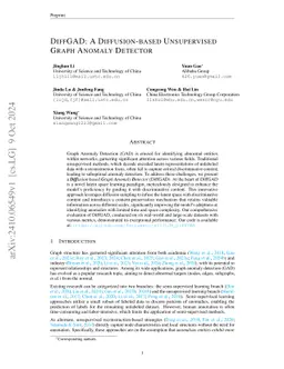 DiffGAD: A Diffusion-based Unsupervised Graph Anomaly Detector