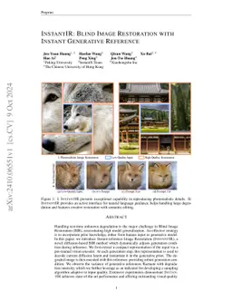 InstantIR: Blind Image Restoration with Instant Generative Reference