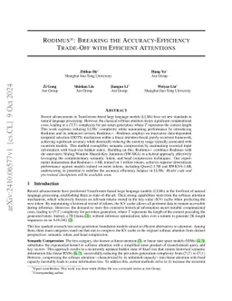 Rodimus*: Breaking the Accuracy-Efficiency Trade-Off with Efficient Attentions