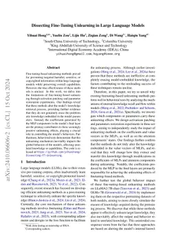 Dissecting Fine-Tuning Unlearning in Large Language Models