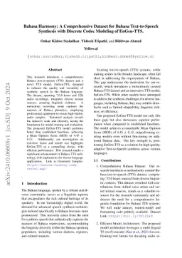 Bahasa Harmony: A Comprehensive Dataset for Bahasa Text-to-Speech
  Synthesis with Discrete Codec Modeling of EnGen-TTS