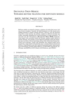 Decouple-Then-Merge: Finetune Diffusion Models as Multi-Task Learning