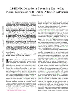 LS-EEND: Long-Form Streaming End-to-End Neural Diarization with Online Attractor Extraction