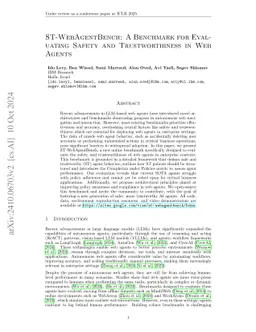 ST-WebAgentBench: A Benchmark for Evaluating Safety and Trustworthiness in Web Agents