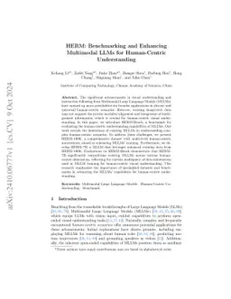 HERM: Benchmarking and Enhancing Multimodal LLMs for Human-Centric
  Understanding