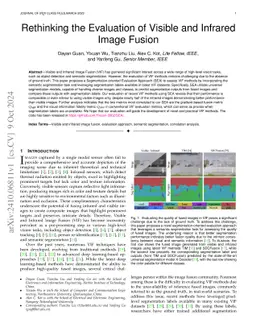Rethinking the Evaluation of Visible and Infrared Image Fusion