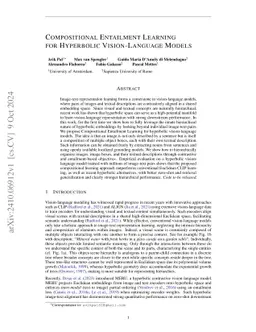 Compositional Entailment Learning for Hyperbolic Vision-Language Models