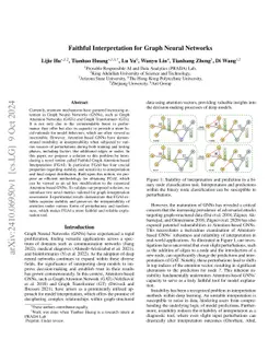 Faithful Interpretation for Graph Neural Networks