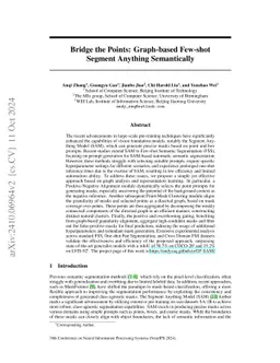 Bridge the Points: Graph-based Few-shot Segment Anything Semantically