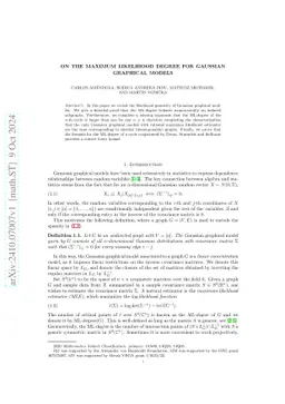 On the maximum likelihood degree for Gaussian graphical models