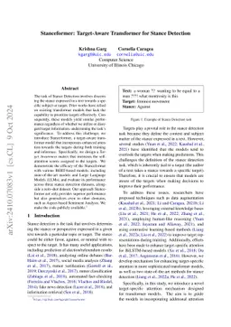 Stanceformer: Target-Aware Transformer for Stance Detection