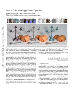 Neural Differential Appearance Equations
