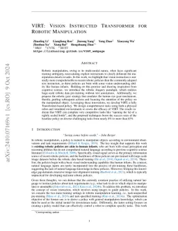 VIP: Vision Instructed Pre-training for Robotic Manipulation