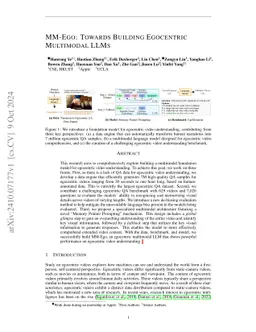 MM-Ego: Towards Building Egocentric Multimodal LLMs for Video QA