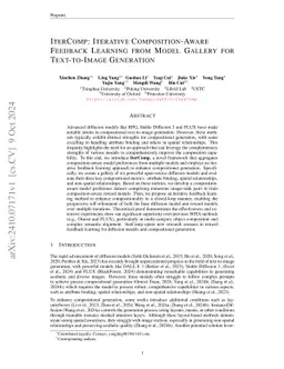 IterComp: Iterative Composition-Aware Feedback Learning from Model Gallery for Text-to-Image Generation