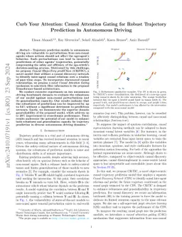 Curb Your Attention: Causal Attention Gating for Robust Trajectory Prediction in Autonomous Driving
