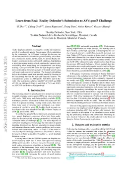 Learn from Real: Reality Defender's Submission to ASVspoof5 Challenge