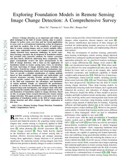 Exploring Foundation Models in Remote Sensing Image Change Detection: A
  Comprehensive Survey