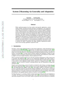 System 2 Reasoning for Human-AI Alignment: Generality and Adaptivity via ARC-AGI