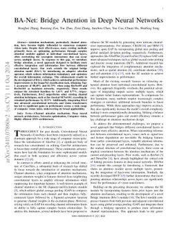 BA-Net: Bridge Attention in Deep Neural Networks