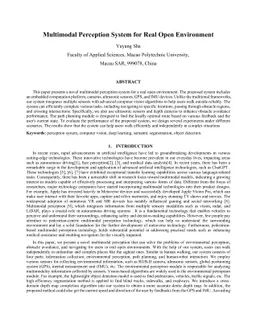 Multimodal Perception System for Real Open Environment