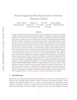 Reward-Augmented Data Enhances Direct Preference Alignment of LLMs