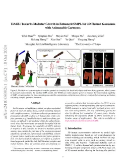 ToMiE: Towards Explicit Exoskeleton for the Reconstruction of Complicated 3D Human Avatars