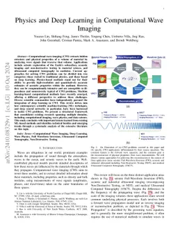 Survey of Deep Learning and Physics-Based Approaches in Computational Wave Imaging