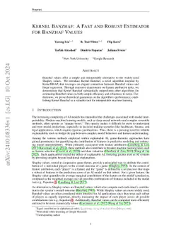 Kernel Banzhaf: A Fast and Robust Estimator for Banzhaf Values