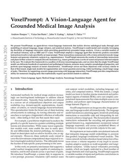 VoxelPrompt: A Vision Agent for End-to-End Medical Image Analysis