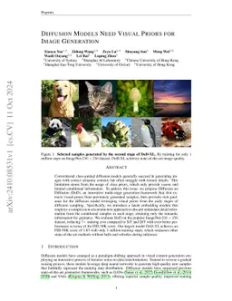 Diffusion Models Need Visual Priors for Image Generation