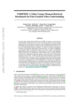 VERIFIED: A Video Corpus Moment Retrieval Benchmark for Fine-Grained
  Video Understanding