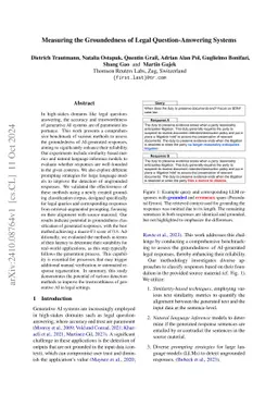 Measuring the Groundedness of Legal Question-Answering Systems