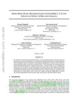 Zero-Shot Pupil Segmentation with SAM 2: A Case Study of Over 14 Million Images