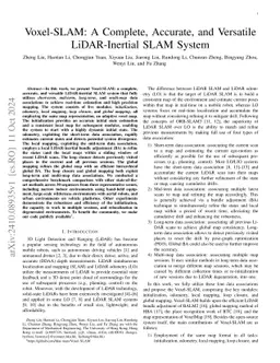 Voxel-SLAM: A Complete, Accurate, and Versatile LiDAR-Inertial SLAM
  System