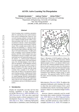 ALVIN: Active Learning Via INterpolation