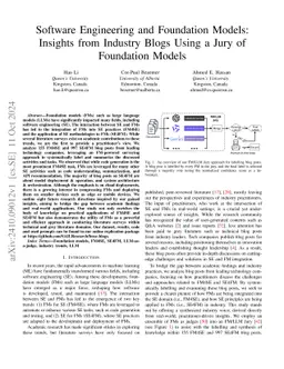Software Engineering and Foundation Models: Insights from Industry Blogs Using a Jury of Foundation Models