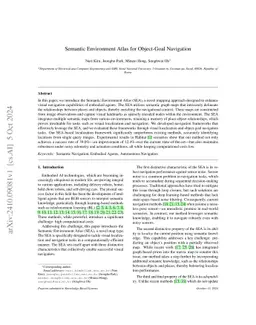 Semantic Environment Atlas for Object-Goal Navigation