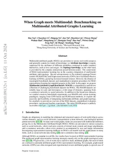 When Graph meets Multimodal: Benchmarking and Meditating on Multimodal Attributed Graphs Learning